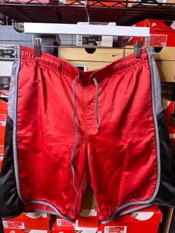 Nike red swim trunks not sure on size but looks like XXL men’s used