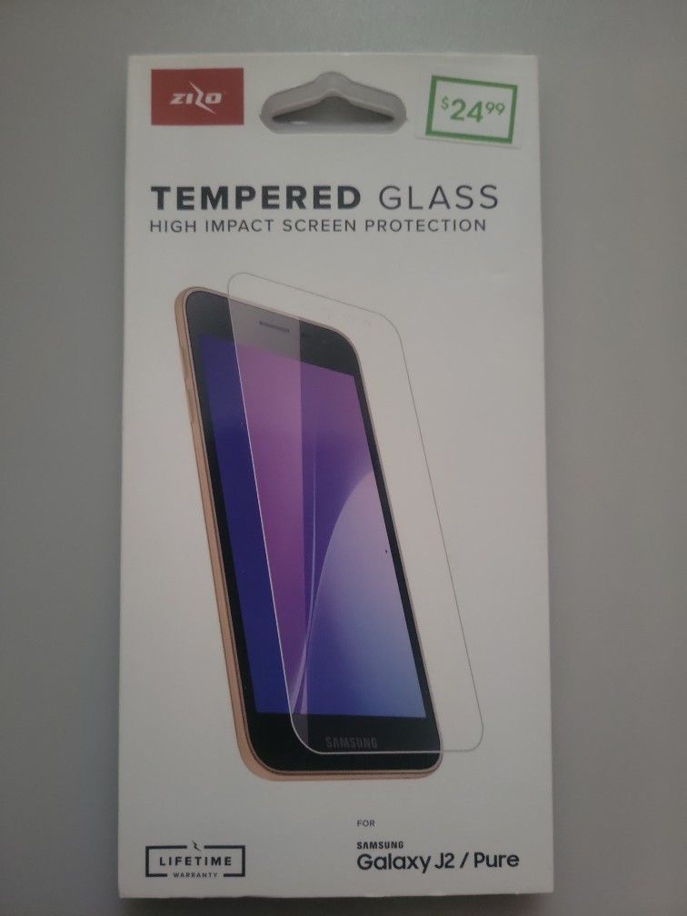 (Best offer gets it!) New ZIZO Samsung Galaxy J2/Pure Tempered Glass Screen Protector
