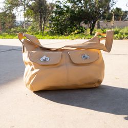 Vintage Nine West Beige Shoulder Bag