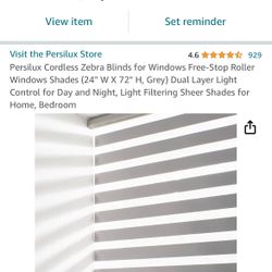 Zebra Blinds (still in box)