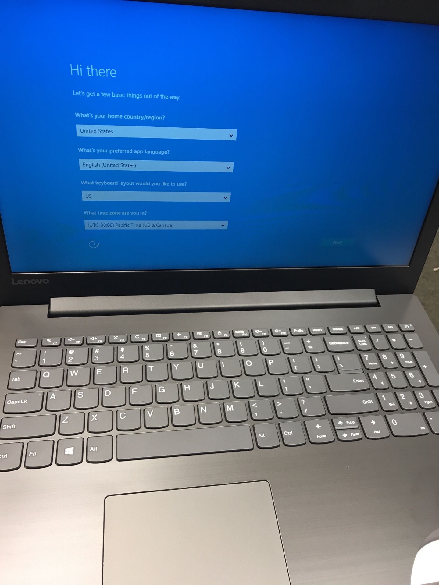 New Lenovo ideapad 320 notebook windows 10