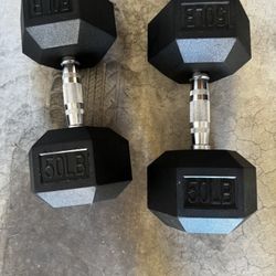 Pair Of 50lb Dumbbells