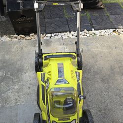 Ryobi Brushless Battery Lawnmower 