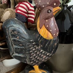 20” Wood Rooster
