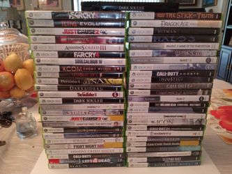 Xbox 360 games $10 each 3 for 25$