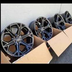 22" Fuel rims/wheels 22x10" concaved style