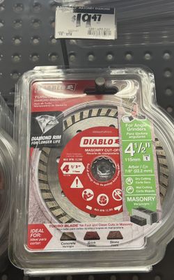 4 1/2” cutting wheel