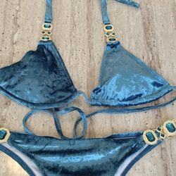 Blue Shimmer Bikini