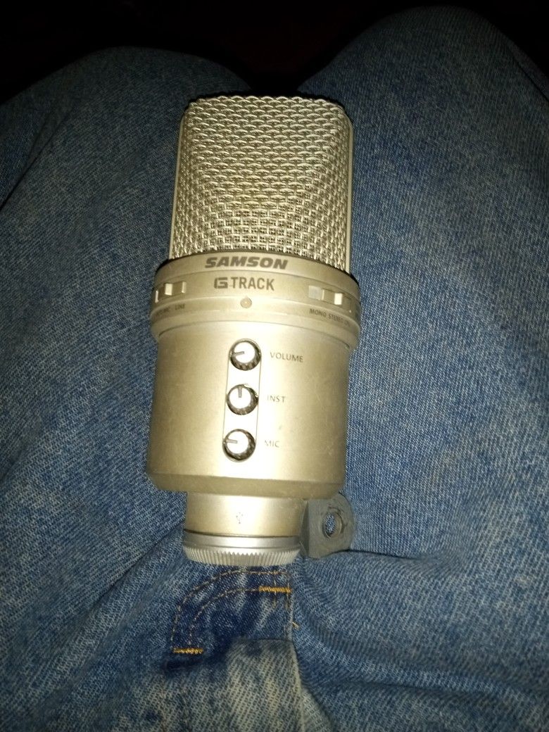 Samson G-Track USB Condenser Mic with Audio Interface / Mic Only