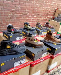 STEEL TOE WORK BOOTS