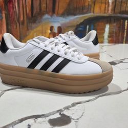 Adidas VL Court Bold Classic Size 4.5 Men's, Youth Or 5.5 Women's 