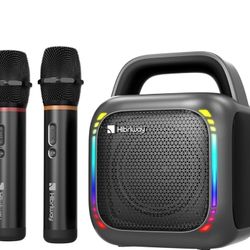 Hibriway Portable Bluetooth Speaker with Karaoke (Model K1)