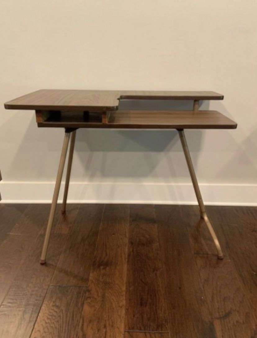 Vintage Mid-Century Portable Sewing Table