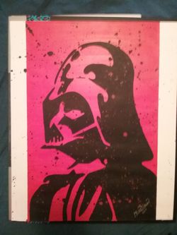 Darth Vader Painting Hand Painted (Star Wars)