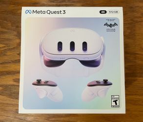 NEW Meta Quest 3 VR Headset 512GB with Batman Arkham Shadow Game SEALED Virtual Reality