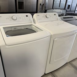 Lg Top Load Washer And Gas Dryer Set
