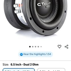 CT Sounds 6.5 Inch Subwoofer 