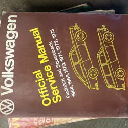 VW Bus Bug Squareback Service Manuals 
