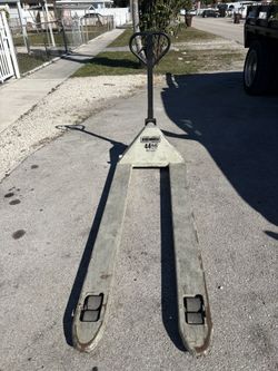 Pallet Jack 6 Foot Forks, Rough Neck Brand