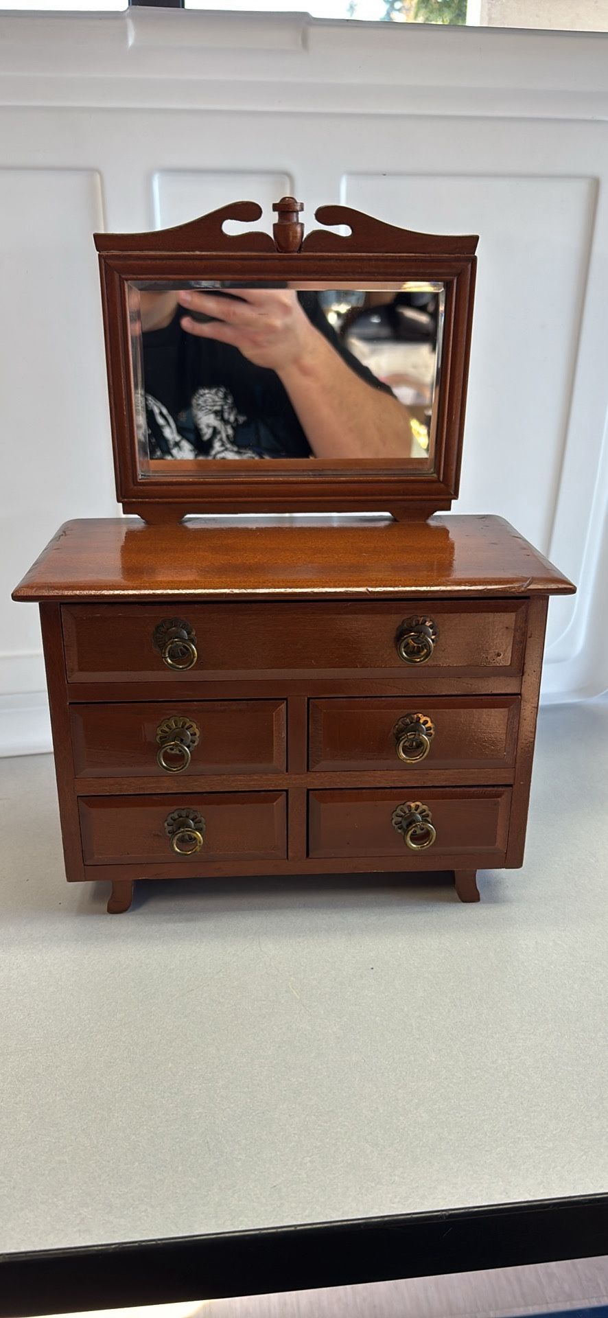 Vintage Jewelry Box Armoire 