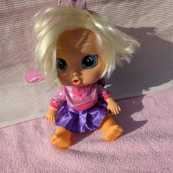 Cry Baby Talking Kiss Me Stella Doll
