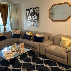 Sectional sofa and Table