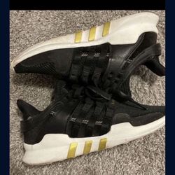 Size 7.5 adidas EQT Support ADV Black - Tennis Shoes. Great condition but missing the inserts