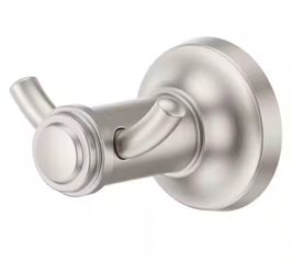 Pfister Briscoe J-Hook Double Robe/Towel Hook in Spot Defense Brushed Nickel LOT OF 3 @P3-416