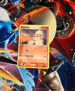 Pokémon ex Growlithe 2004 Fire red & leaf green card