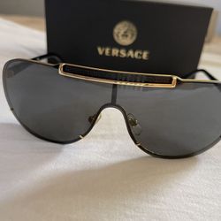 Versace Sunglasses VE2140 Black & Gold 