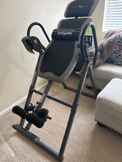 Innova Inversion Table with Air Lumbar Support, Black/Gray