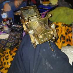 Vintage Copper Model T Music Box