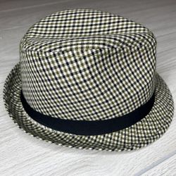 Goorin Bros Riding Fedora Hat – Plaid – Size Medium – NWT