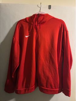 Nike Men’s Red Full Zip Hoodie XL