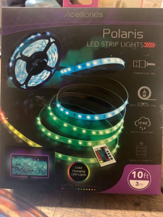 Acellories Polaris Led Strip Lights With Remote Control Included.