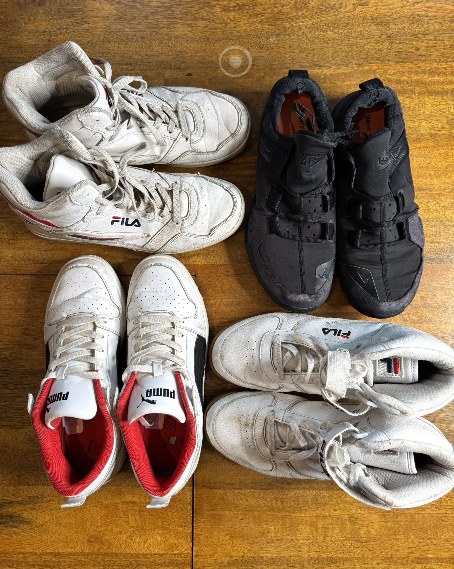 Lot Of 4 Men’s Shoes Sizes 9,10, 11.5