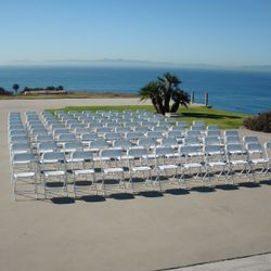 White Party Folding Chair Easy Event Folding Chair for Events & Parties, Indoors or Outdoors Sillas Para Fiesta Mesas Blanco Weight Capacity 650lb