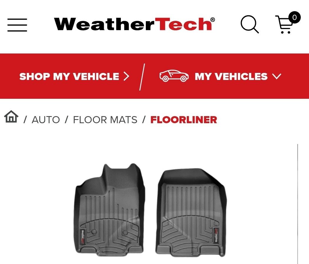 USED - Weathertech Floor & Cargo Liner, 2014 Ford Edge