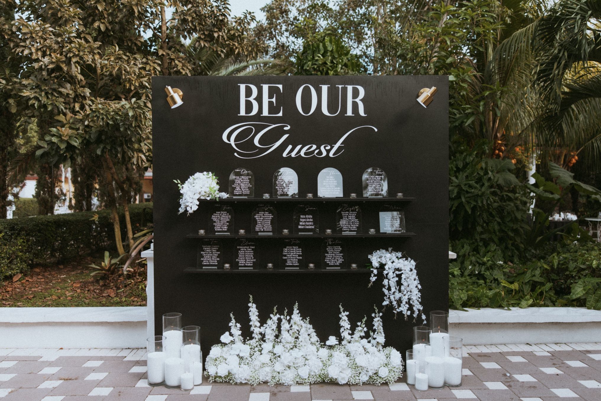 Wedding Decor Guest Wall