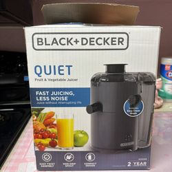 Black & Decker Quiet Fruit and Vegetable Juicer