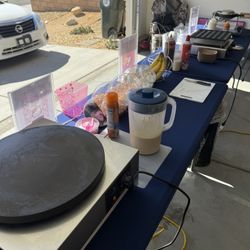 Mini Pancakes And Crepas And Bubble Waffles Maker