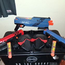 3 TOY GUNS CON MASCARAS INCLUYE LOS DARDOS 