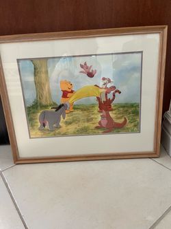 Disney Winnie the Pooh 100 Acre Wood print 17x21