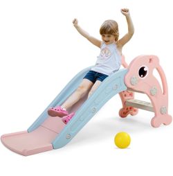 Nyeekoy Kids Indoor Toddler Slide with Ball