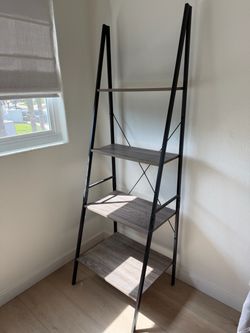 ClosetMaid Wood and metal ladder bookcase