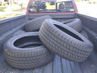 (4) 255x55x20 Tires