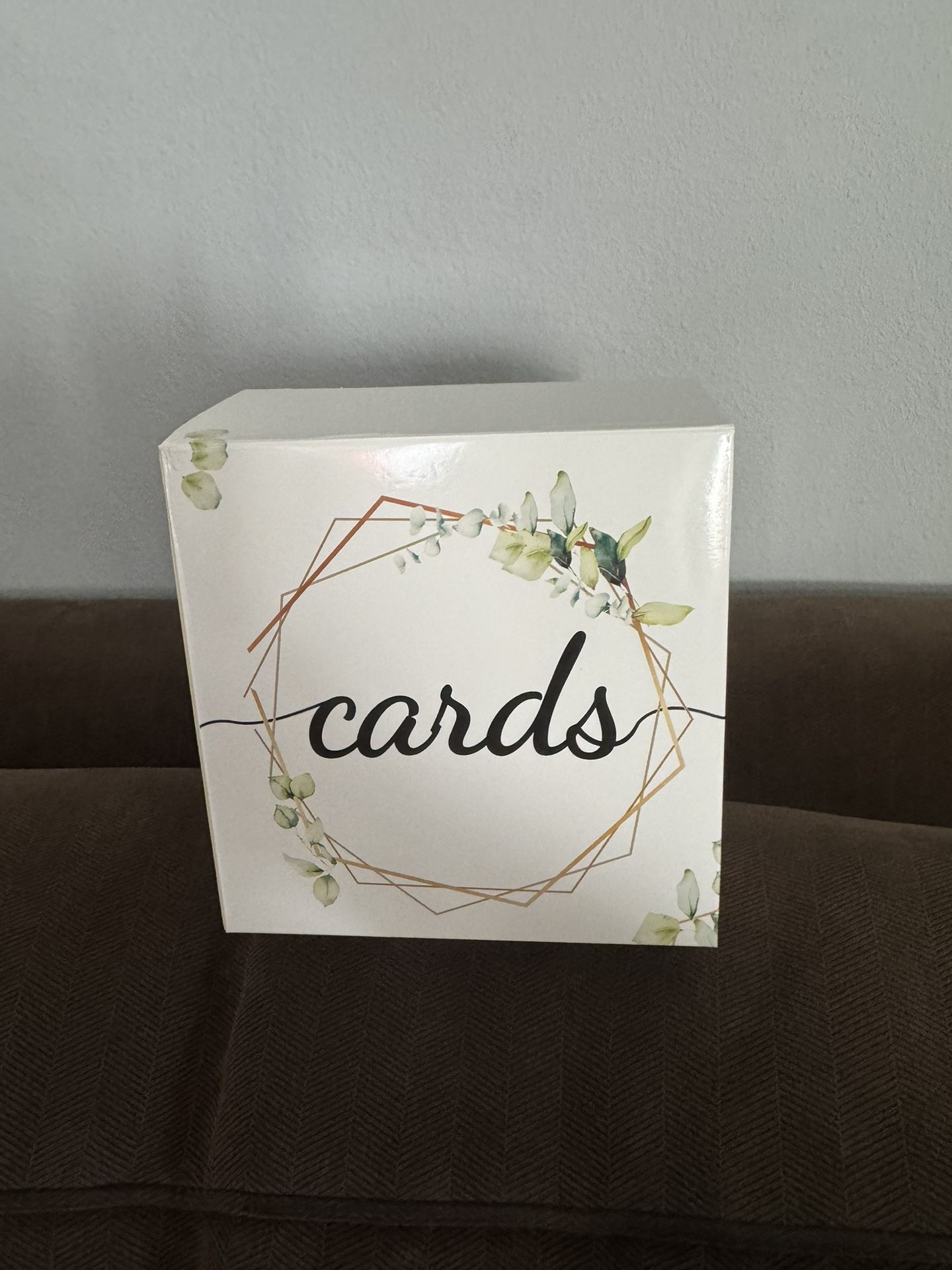 Cards And Well Wishes Box For Wedding