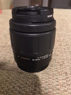 Tamron 28-80mm lens Canon mount