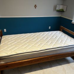 This End Up Twin Bed Frame & Mattress