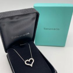 Tiffany Diamond Heart Necklace